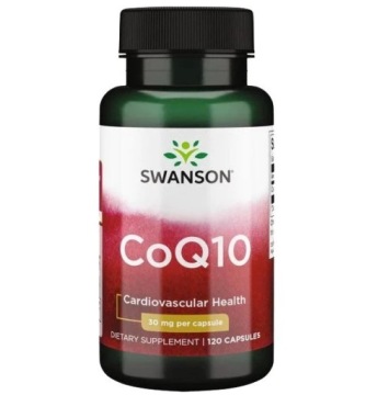 Swanson CoQ10 Koenzym Q10 30mg 120k Serce Układ Krążenia