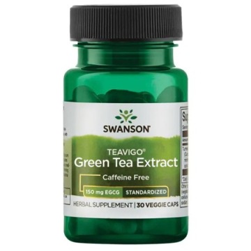 Swanson Teavigo Green TEA Extract 150mg 30k Energia Detox Konrola WAGI