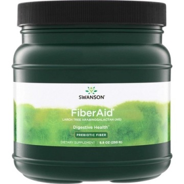 Swanson Fiber AID 250g Naturalny Błonnik Prebiotyczny z Arabinogalaktanu