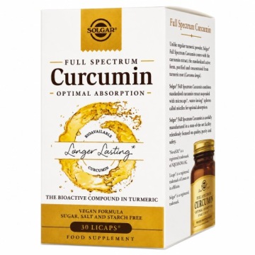 Solgar Curcumin 800mg 30kap Kurkumina