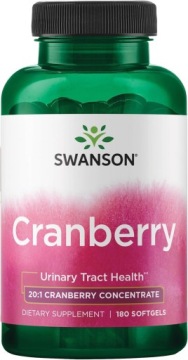 Swanson Żurawina Cranberry 20:1 Concentrate Drogi Moczowe 180k