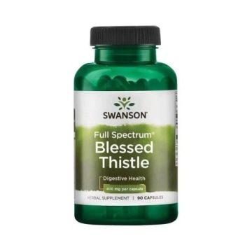 Swanson Blessed Thistle 400mg 90kap Drapacz Lekarski Trawienie