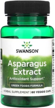 Swanson Asparagus Extract 60kap Ekstrakt ZE Szparagów Antyoksydant