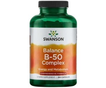 Swanson Balance B-50 Complex 250k B1 B2 B6 B12 Metabolizm Węglowodanów