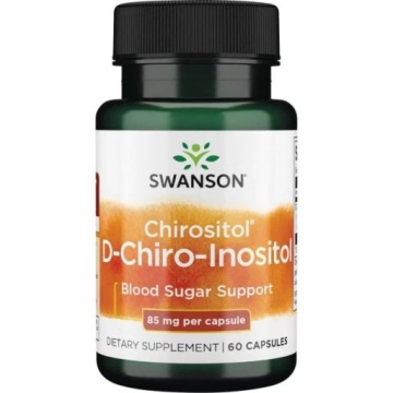 Swanson Chirositol D-chiro-inositol 85mg 60k Hormony Poziom Glukozy