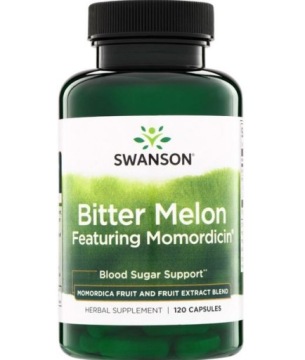 Swanson Bitter Melon Momordicin 120kap Gorzki Melon Extract Poziom glukozy