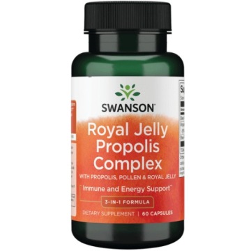 Swanson Royal Jelly Propolis Complex 60kap Mleczko Pszczele i Propolis