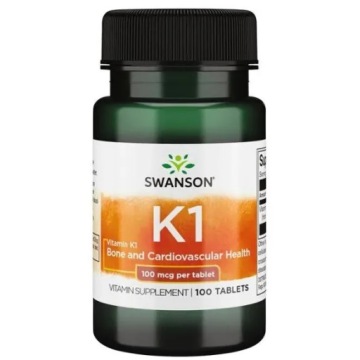 Swanson K1 100mcg 100tab Kości Krzepnięcie KRWI