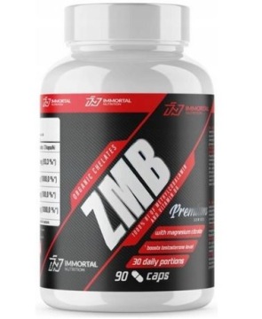 Immortal Nutrition ZMB Magnez CYNK Witamina B6 90 kaps