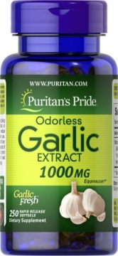 Puritan's Pride Garlic Czosnek Bezzapachowy 1g 250k