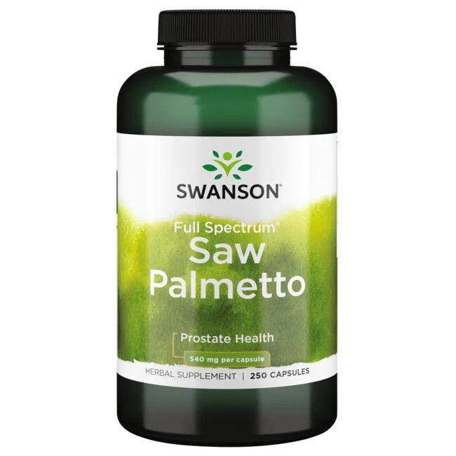 Swanson Saw Palmetto 540mg 250kaps Prostata Zdrowy Układ Moczowy