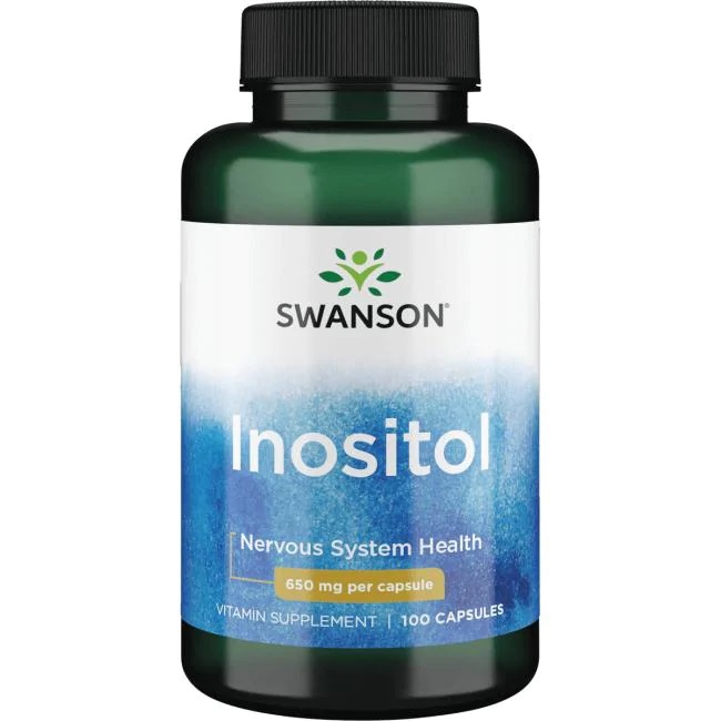 Swanson Inositol Inozytol Wit B8 650mg 100k Pamięć Układ Nerwowy I Krążenia