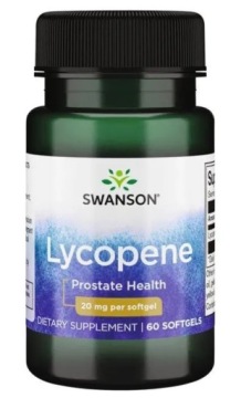 Swanson Lycopene Likopen 20mg 60k Prostata Układ Sercowo-naczyniowy