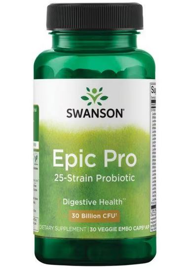 Swanson Epic Pro 25 Szczepów Probiotycznych 30mld Cfu 30k Jelita Probiotyk