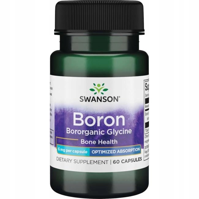 Swanson Boron Bor Albion 6 Mg 60k Mocne Kości Układ Immunologiczny
