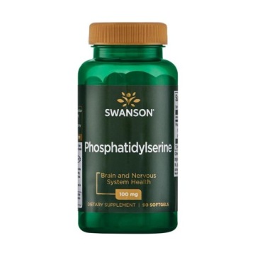 Swanson Phosphatidylserine 100mg 90kap Fosfatydyloseryna Mózg Układ Nerwowy