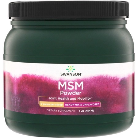 Swanson Msm 5g 454g Proszek Siarka Organiczna Stawy