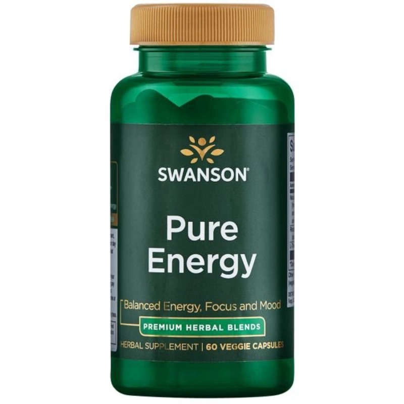 Swanson Pure Energy 60kap L-teanina Kofeina Różeniec Górski