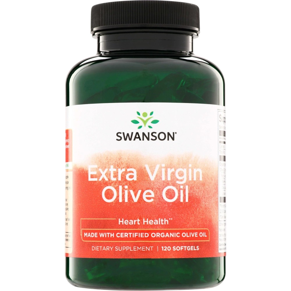 Swanson Extra Virgin Olive Oil 120kap Organiczny Olej Z Oliwy Serce