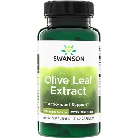 Swanson Olive Leaf Extract 750mg 60kap Ekstrakt Z Liści Oliwnych