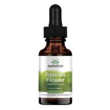 Swanson Passion Flower Liquid Extract 29,6ml Męczennica Cielista Relax